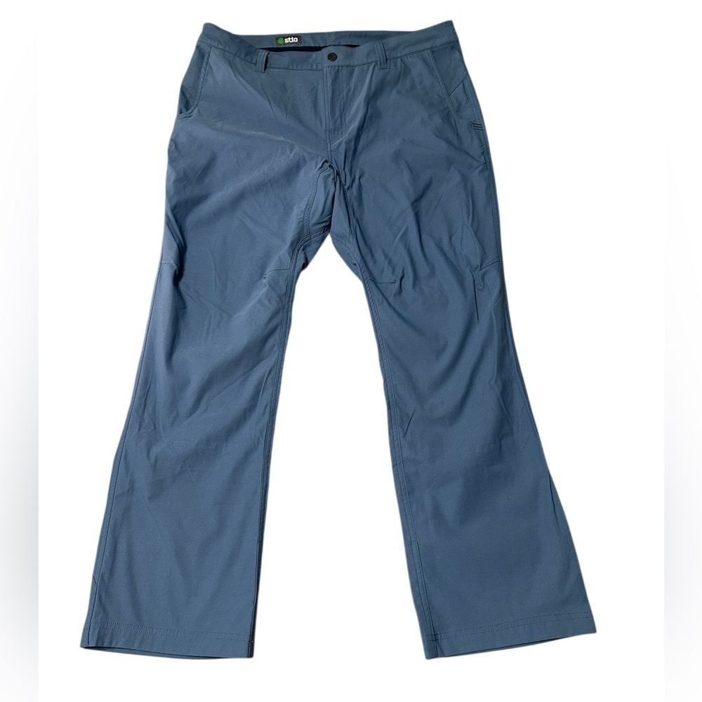 Stio Men’s 38S Performance Pants Blue Stretch Outdoor Hiking Casual